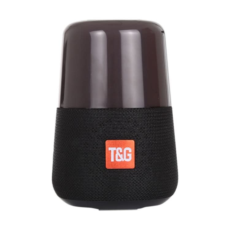 T&G TG168 Portable Wireless Bluetooth V5.0 Stereo Speaker with Handle, Built-in MIC, Support Flashing LED Light & TF Card & U Disk & AUX IN & FM