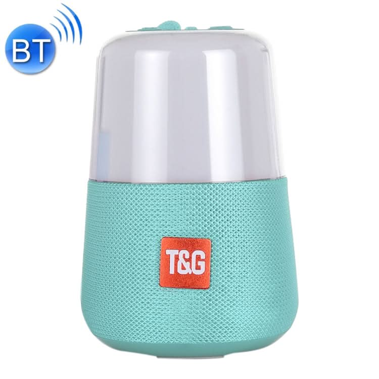 T&G TG168 Portable Wireless Bluetooth V5.0 Stereo Speaker with Handle, Built-in MIC, Support Flashing LED Light & TF Card & U Disk & AUX IN & FM