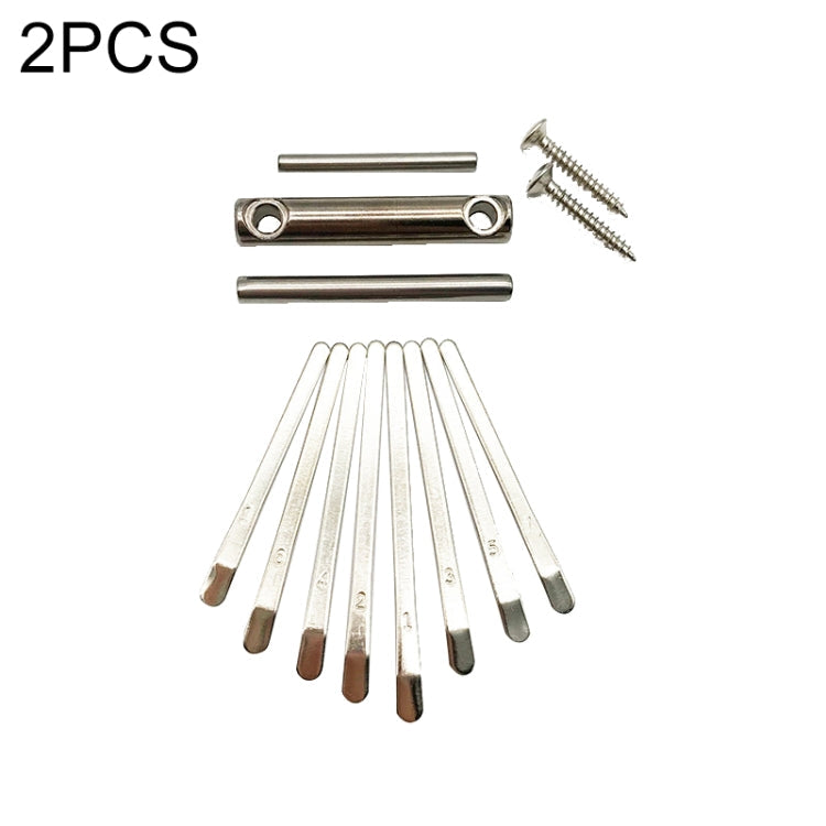 2 PCS 8 Tone Thumb Piano Keys Kalimba Pick Accessories Kit-Reluova