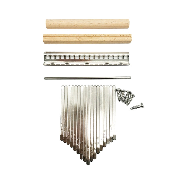 2 PCS 17 Tone Thumb Piano Keys Kalimba Pick Accessories Kit-Reluova