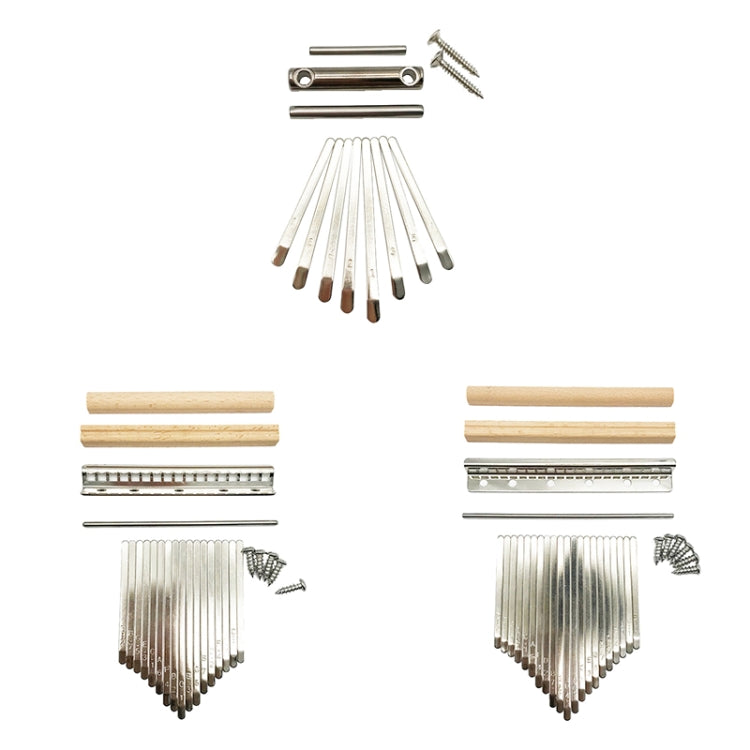 2 PCS 17 Tone Thumb Piano Keys Kalimba Pick Accessories Kit-Reluova