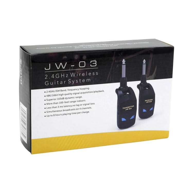 JOYO JW-03 2.4G Digital Electric Guitar Transmitter Wireless Transmission Receiver Reluova