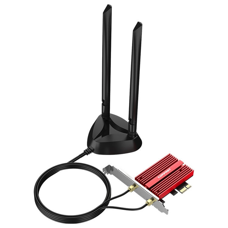 COMFAST CF-AX181 PLUS 3000Mbps Tri-band + Bluetooth 5.2 Wireless WiFi6E PCI-E Network Card