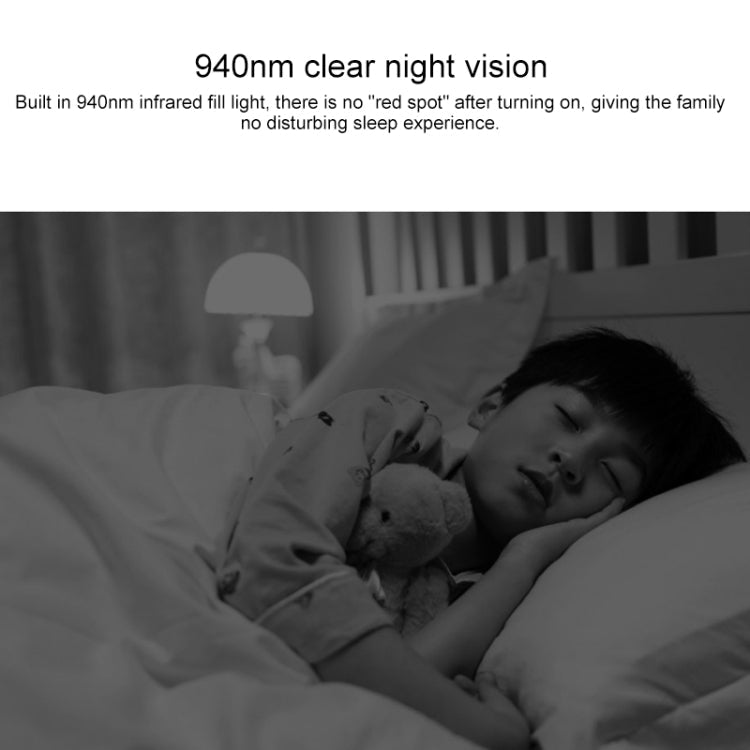 Original Xiaomi Standard Edition 2K Smart Camera, Support Infrared Night Vision & Two-way Voice & AI Humanoid Detection & TF Card, US Plug Reluova