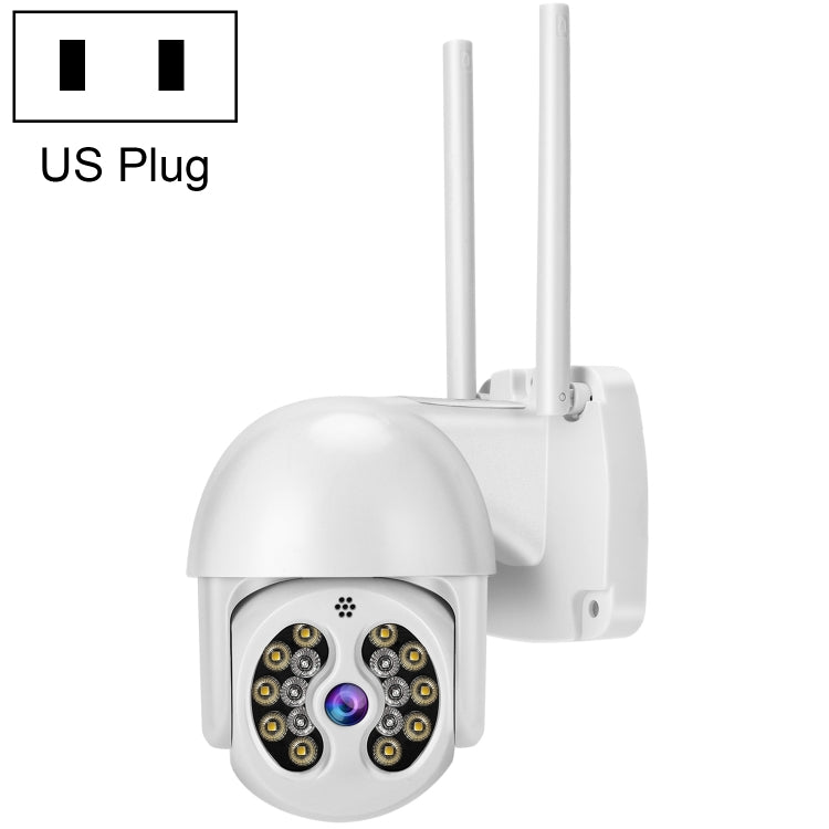 Tuya QX56 3.0 Million Pixels IP66 Waterproof 2.4G Wireless IP Camera, Support Motion Detection & Two-way Audio & Full Color Night Vision & TF Card, AU Plug Reluova