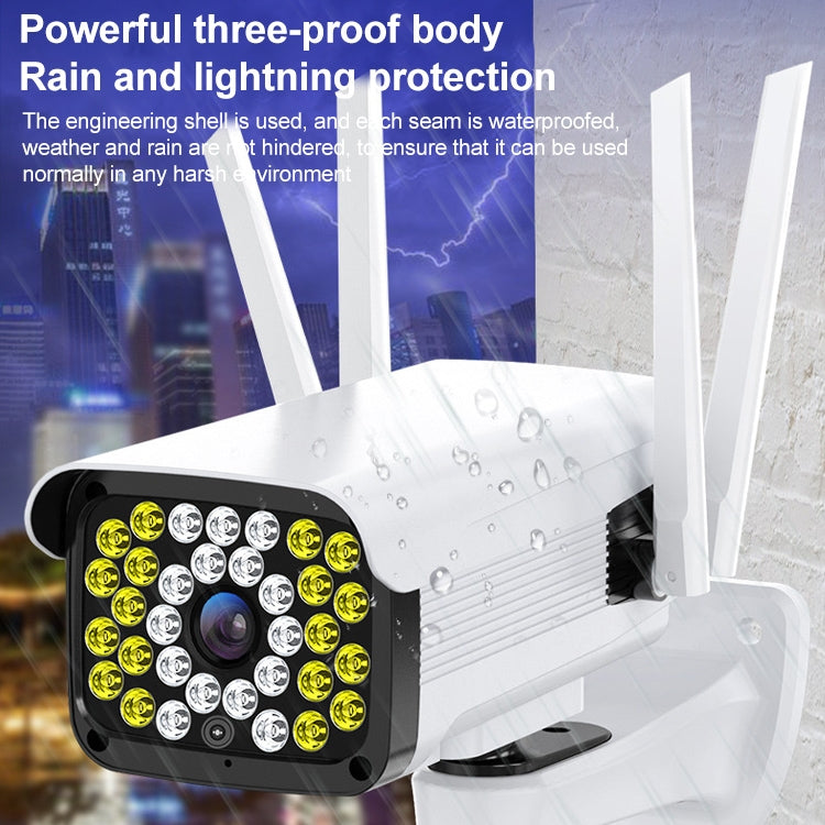 Difang DF-36Q Outdoor HD Surveillance IP Camera, Support Voice Intercom & Night Vision & Human Figure Detection & TF Card, WiFi + HD Fixed Version, US Plug