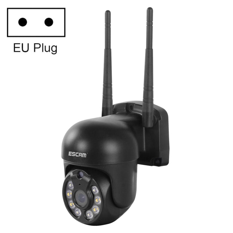 ESCAM WNK610 3.0 Million Pixels Wireless Dome IP Camera, Support Motion Detection & Two-way Audio & Full-color Night Vision & TF Card, EU Plug Reluova