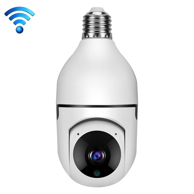 DP17 2.0 Million Pixels Single Light Source Smart Dual-band WiFi 1080P HD Outdoor Network Light Bulb Camera, Support Infrared Night Vision & Two-way Audio & Motion Detection & TF Card