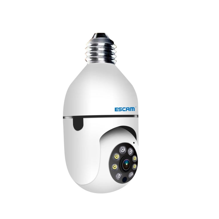 ESCAM PT208 1080P HD Light Bulb WiFi Camera, Support Motion Detection, Two-way Audio, Night Vision, TF Card Reluova