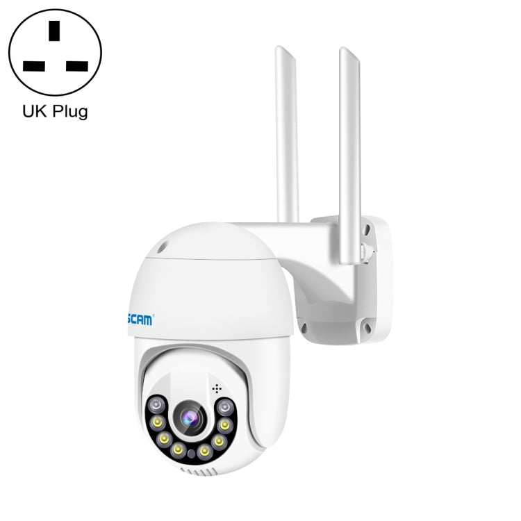 ESCAM QF800 H.265X 8MP AI Humanoid Detection Auto Tracking Waterproof WiFi IP Camera,UK Plug