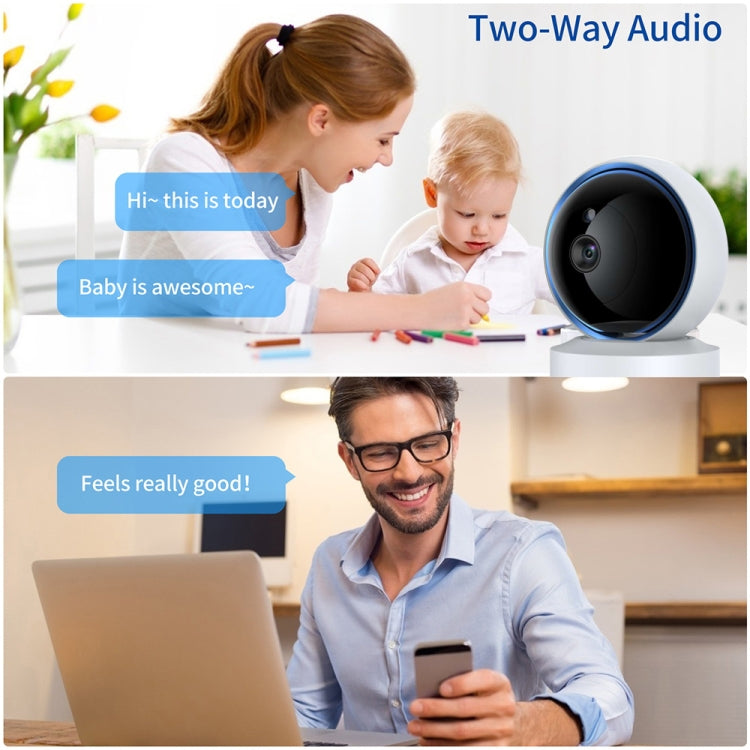 YT50-2 3.0MP 360 Rotation IP Camera WiFi Smart Security Camera, Support TF Card / Two-way Audio / Motion Detection / Night Vision