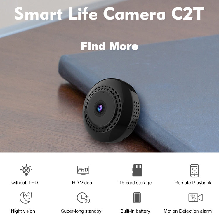 CAMSOY C2T 1080P WiFi Wireless Network Action Camera Wide-angle Recorder Reluova