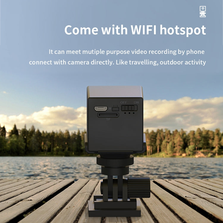 CAMSOY S30 1080P Long Battery Life WiFi Wireless Network Action Camera Wide-angle Recorder with Mount Reluova