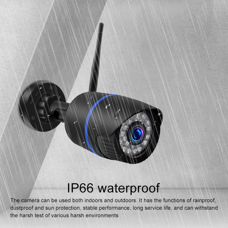 Q4 2.0 Million Pixels 1080P HD Wireless IP Camera, Support Motion Detection & Two-way Audio & Infrared Night Vision & TF Card, US Plug Reluova