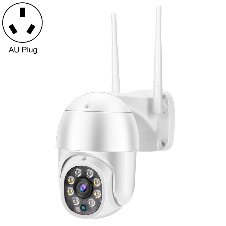 QX43-2 1080P 2.0MP Lens IP66 Waterproof PTZ Rotating WIFI Camera, Support Infrared Night Vision & Two-way Voice Intercom & Motion Detection & 128GB TF Card, AU Plug Reluova