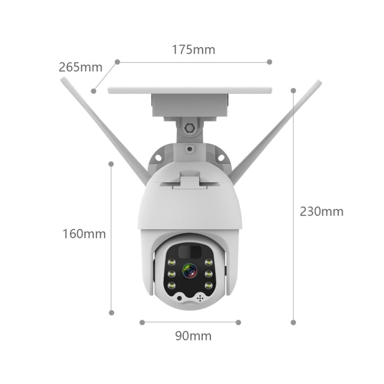 T21 1080P HD Solar Wireless IP Camera, Support Motion Detection & Infrared Night Vision & TF Card