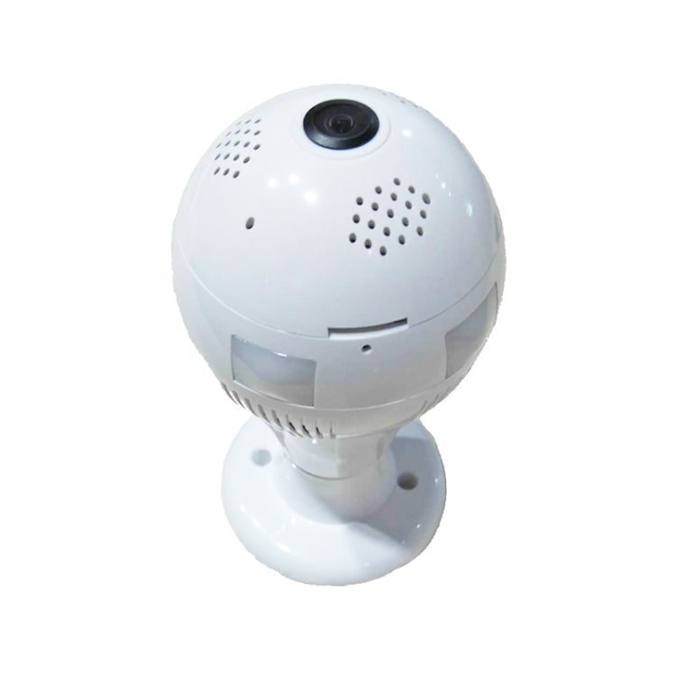 DTS-T3 1.44mm Lens 1.3 Megapixel 360 Degree Light Bulb Infrared IP Camera, Support Motion Detection & E-mail Alarm & TF Card & APP Push, IR Distance: 10m