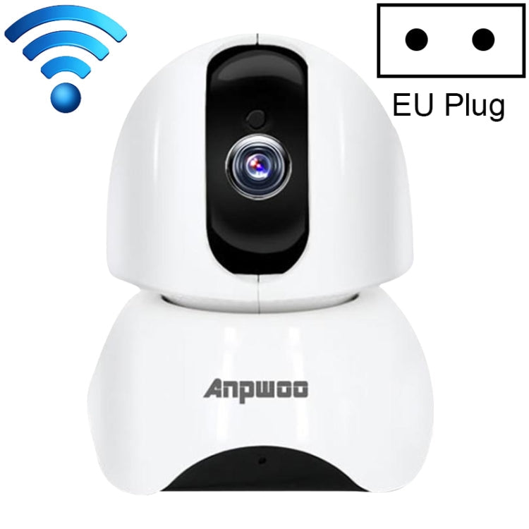 Anpwoo-YT003 2.0 Mega 3.6mm Lens Wide Angle 1080P Smart WIFI Monitor Camera , Support Night Vision & TF Card Expansion Storage, EU Plug Reluova