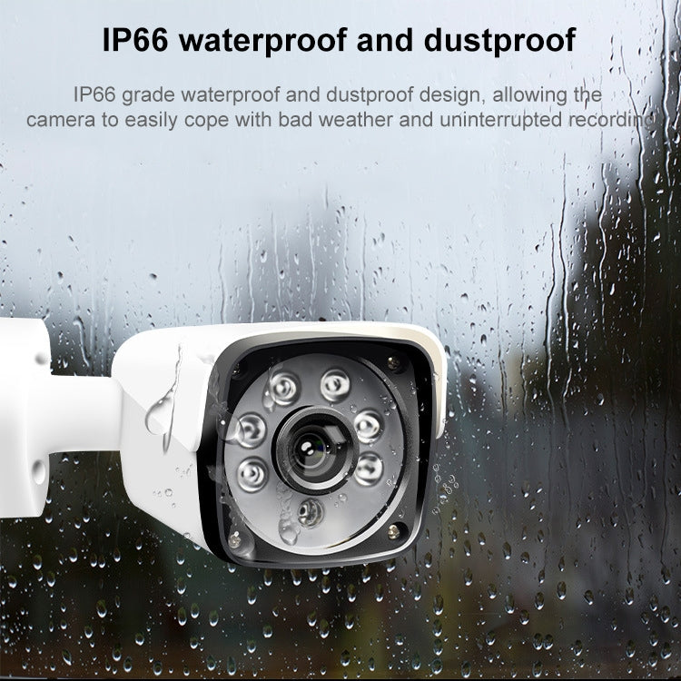 633W / IP POE (Power Over Ethernet) 720P IP Camera Outdoor Home Security Surveillance Camera, IP66 Waterproof, Support Night Vision & Phone Remote View