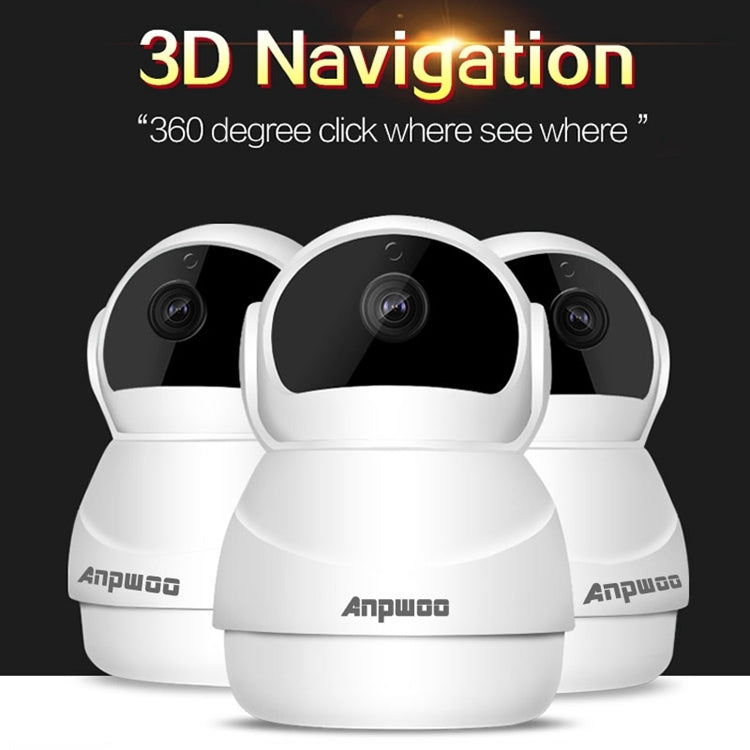 Anpwoo Warrior GM8135+SC2145 1080P HD WiFi IP Camera, Support Motion Detection & Infrared Night Vision & TF Card(Max 128GB)