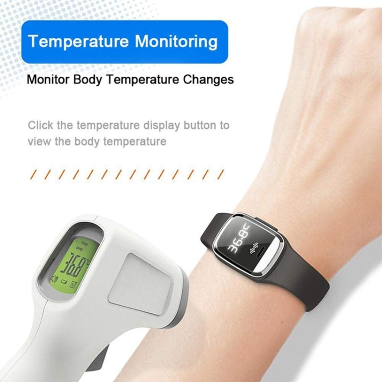 M20 Outdoor Ultrasonic Wave Mosquito Repellent Wristband with Clock & Body Temperature Test My Store