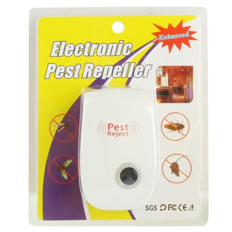 6pcs/Pack Ultrasonic Electronic Cockroach Mosquito Pest Reject Repeller, EU Plug-Reluova