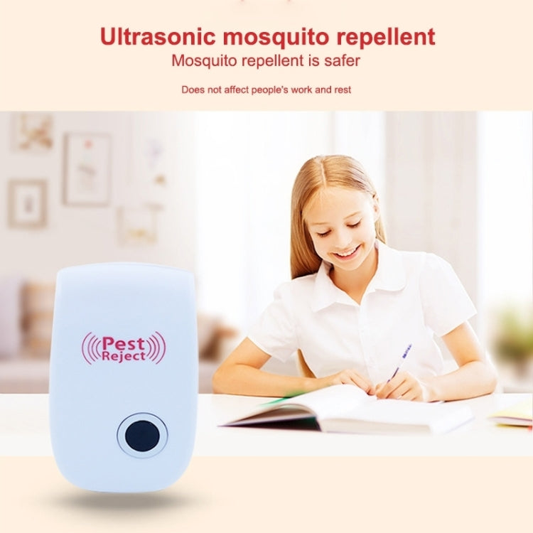 6pcs/Pack Ultrasonic Electronic Cockroach Mosquito Pest Reject Repeller, EU Plug-Reluova