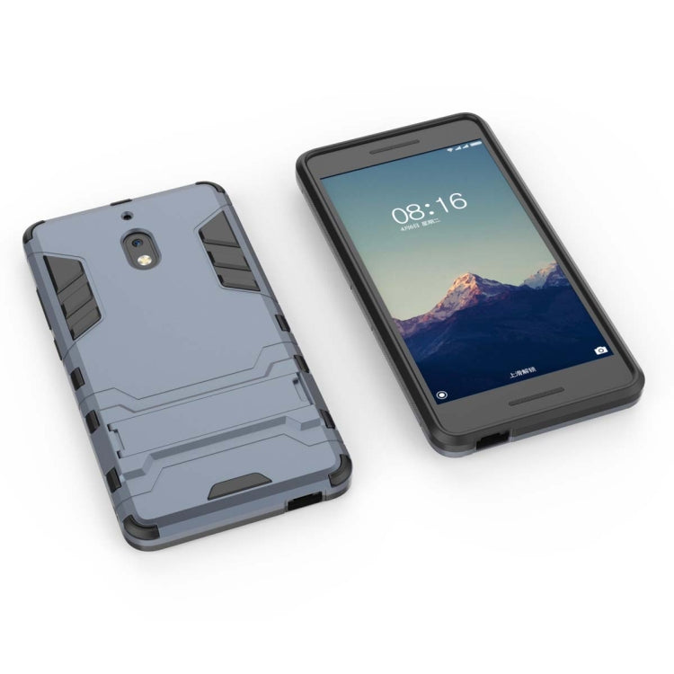 Shockproof PC + TPU Case for Nokia 2.1, with Holder