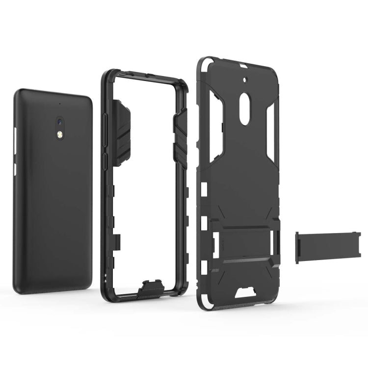 Shockproof PC + TPU Case for Nokia 2.1, with Holder My Store