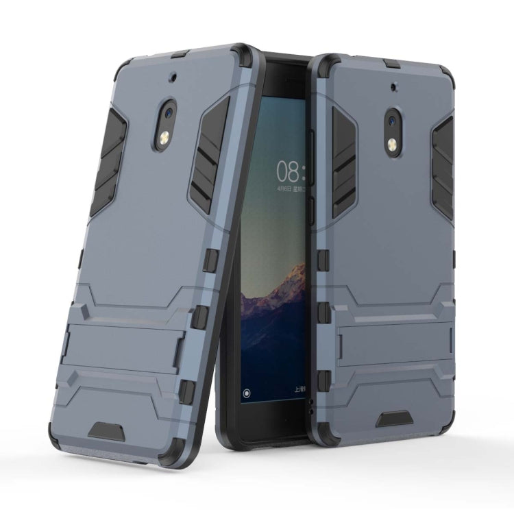 Shockproof PC + TPU Case for Nokia 2.1, with Holder