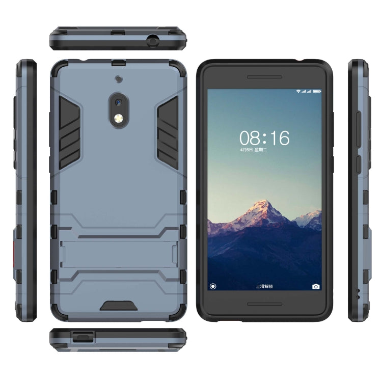 Shockproof PC + TPU Case for Nokia 2.1, with Holder My Store