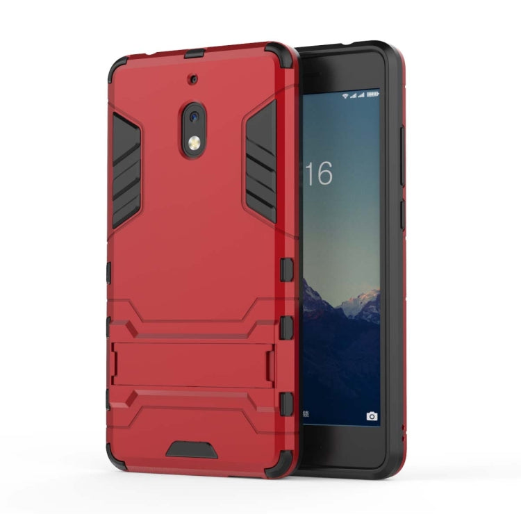 Shockproof PC + TPU Case for Nokia 2.1, with Holder