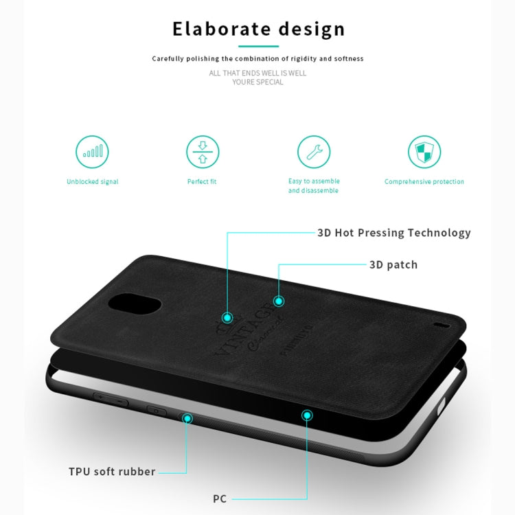 PINWUYO Shockproof Waterproof Full Coverage PC + TPU + Skin Protective Case for Nokia 1 Plus My Store