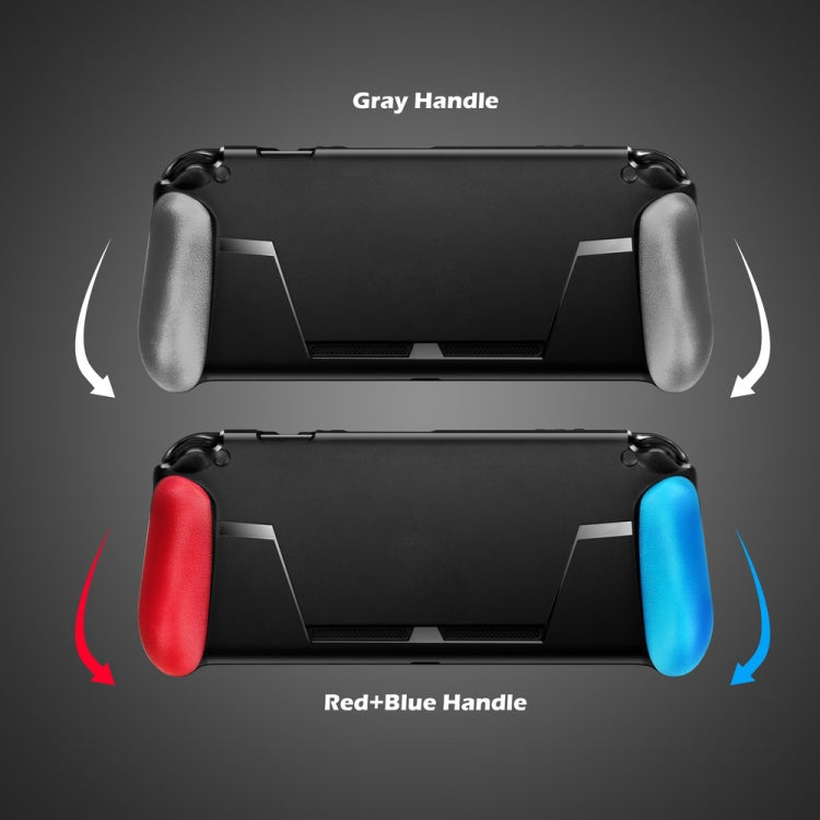 TPU Shell Handle Grip with Game Card Slot Anti-Shock Cover Silicone Case for Nintendo Switch