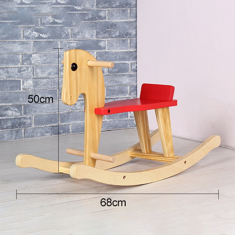 Children Trojan Horse Baby Rocking Horse Rocking Chair Toy, Size: 67x25x54cm