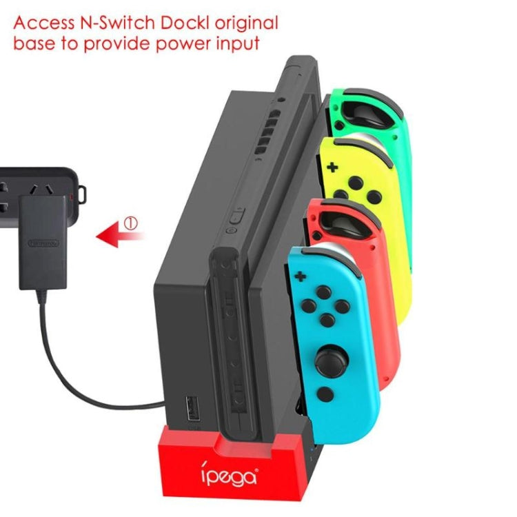 iPega PG-9186 Game Controller Charger Charging Dock Stand Station Holder with Indicator for Nintendo Switch Joy-Con Reluova