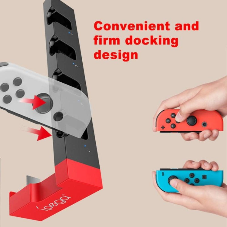 iPega PG-9186 Game Controller Charger Charging Dock Stand Station Holder with Indicator for Nintendo Switch Joy-Con Reluova