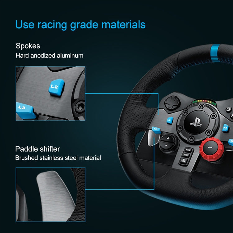 Logitech G29 Game Racing Steering Wheel Pedal Shift Lever for PS3 / PS4 / PS5