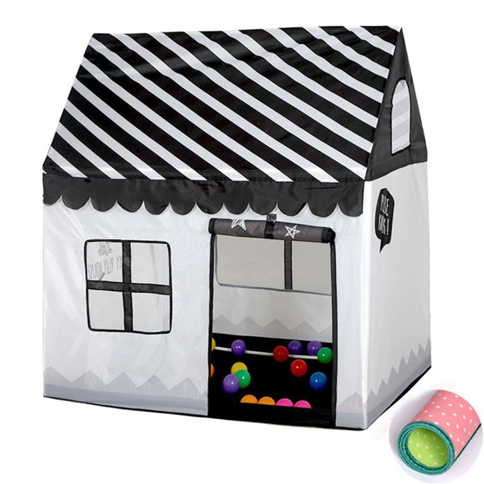 Household Children Printing Play Tent Small Game House with Mat