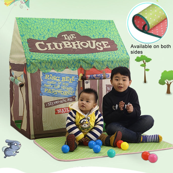 Household Children Printing Play Tent Small Game House with Mat