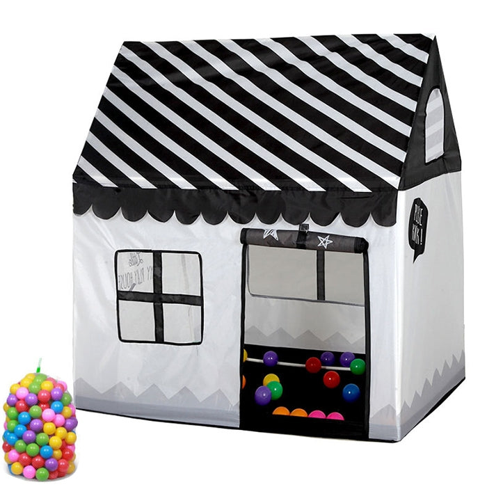 Household Children Printing Play Tent Small Game House, with 50 Ocean Balls