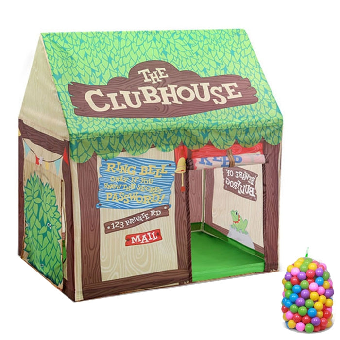 Household Children Printing Play Tent Small Game House, with 50 Ocean Balls Reluova