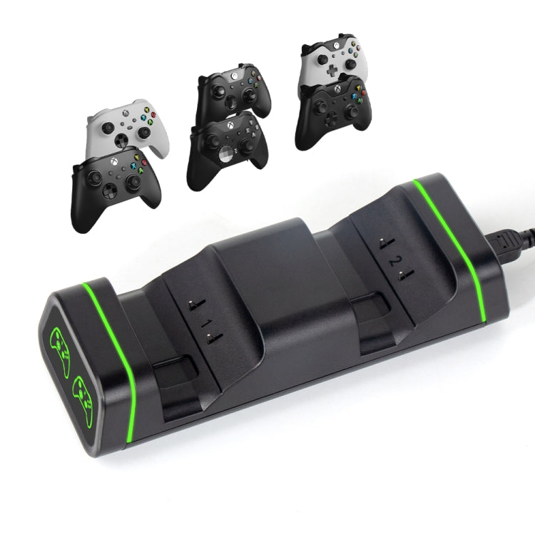 DOBE TYX-19006X Dual Charging Station With Battery For Xbox One Reluova