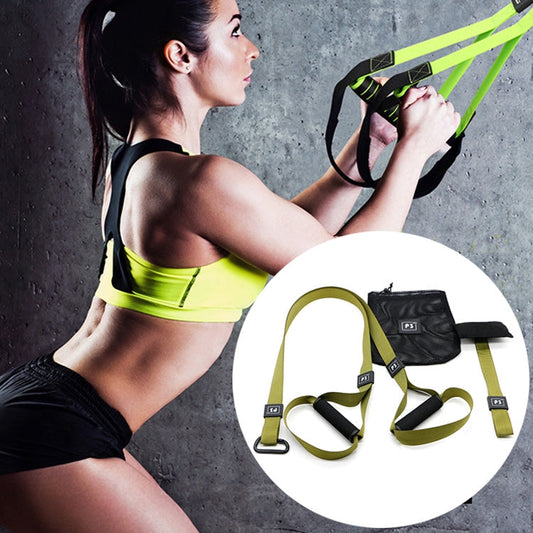 P3-1 Fitness Exercise Hanging Pulling Rope TRP3X Wall Pulley Yoga Belt, Main Belt: 1.4m, Home Version