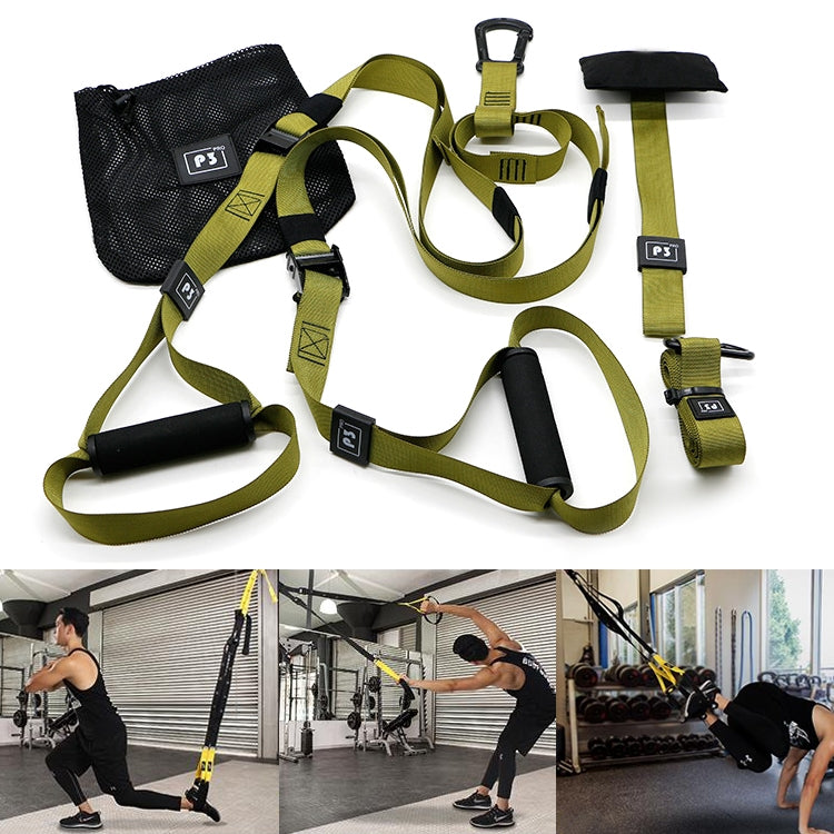 P3-2 Adjustable Fitness Exercise Hanging Pulling Rope TRP3X Wall Pulley Yoga Belt, Main Belt: 1.4m, 1.9m After Adjusted, Sports Version