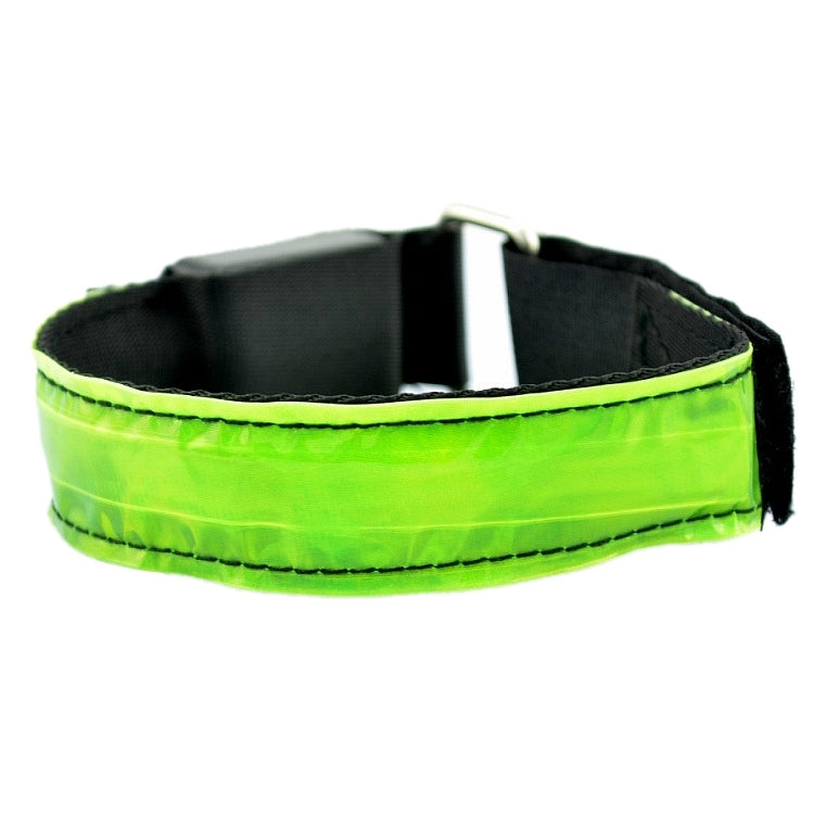 LED Flash Safety Reflective Nylon Light Rechargeable Sports Wrist Belt