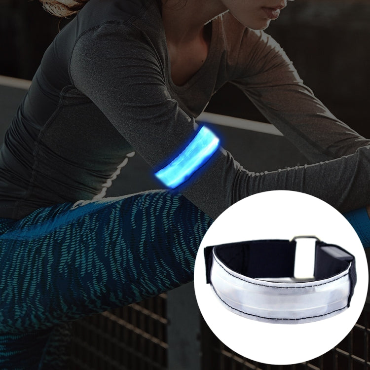 LED Flash Safety Reflective Nylon Light Rechargeable Sports Wrist Belt