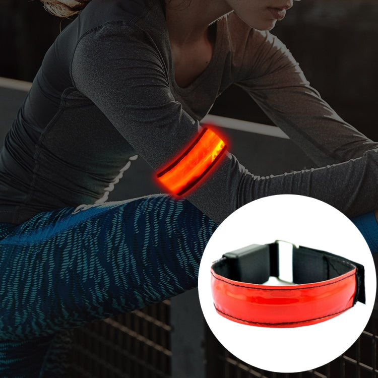 LED Flash Safety Reflective Nylon Light Rechargeable Sports Wrist Belt Reluova