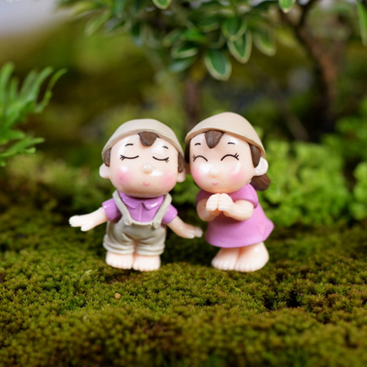 Lovers Smile Garden Dollhouse Decoration Moss Micro Landscape PVC Ornaments My Store