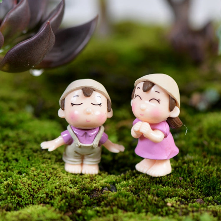 Lovers Smile Garden Dollhouse Decoration Moss Micro Landscape PVC Ornaments My Store